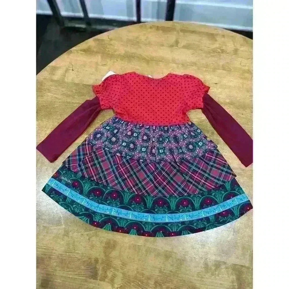 Matilda Jane Holiday Dress Sz 4 - Picture 3 of 5